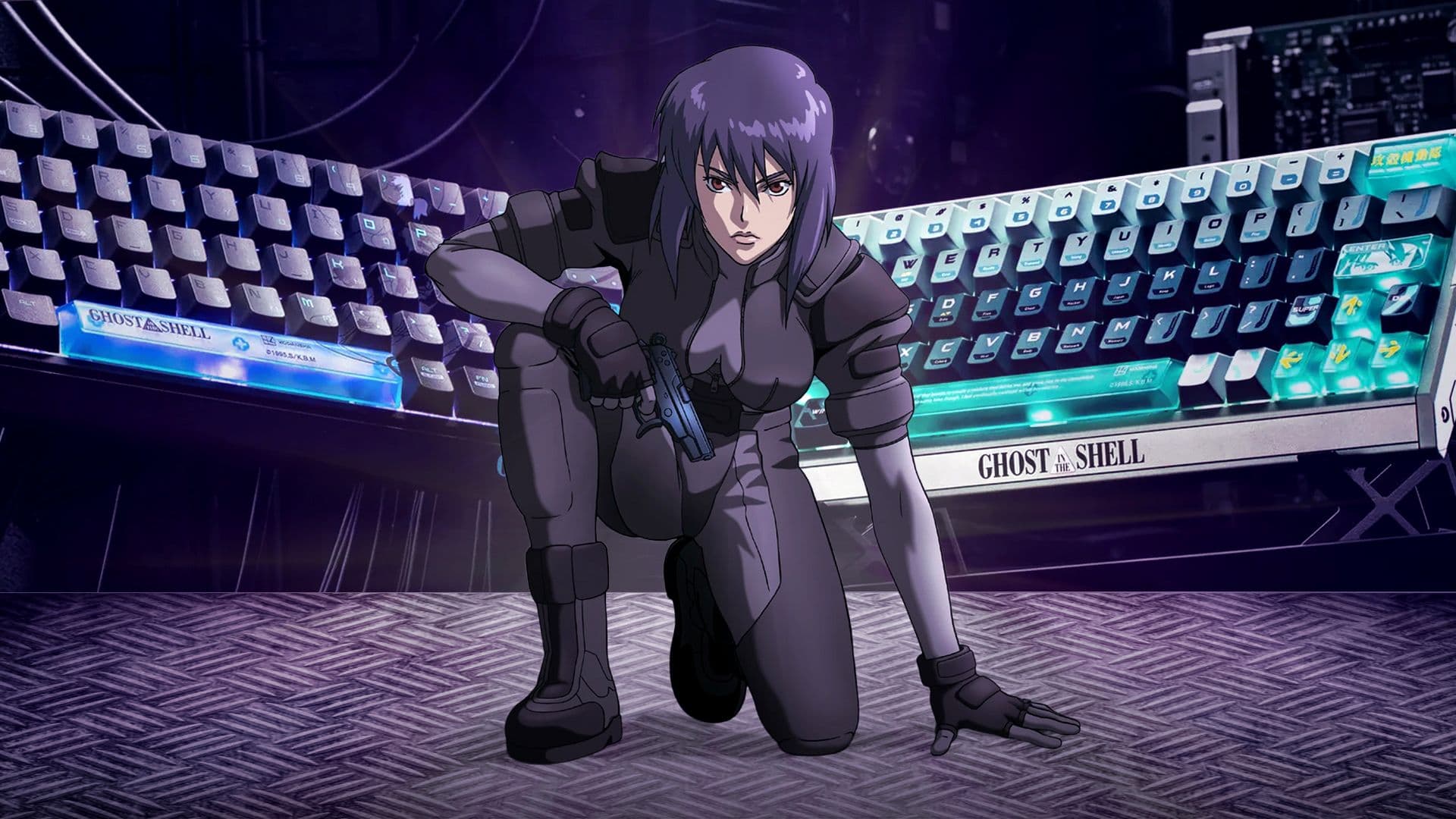 Ghost in the Shell Launches New Cyberpunk Gaming Keyboards