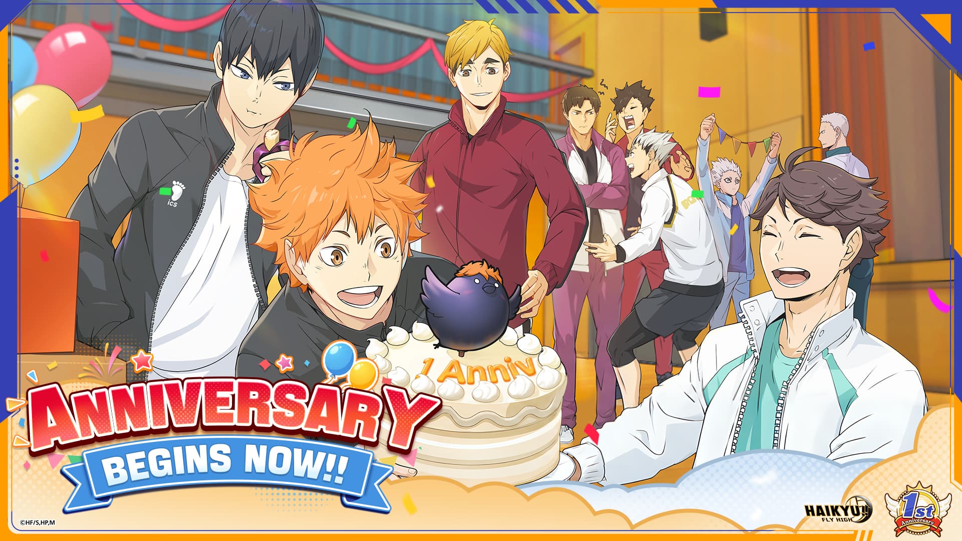 HAIKYU!! FLY HIGH Mobile Game Marks First Anniversary