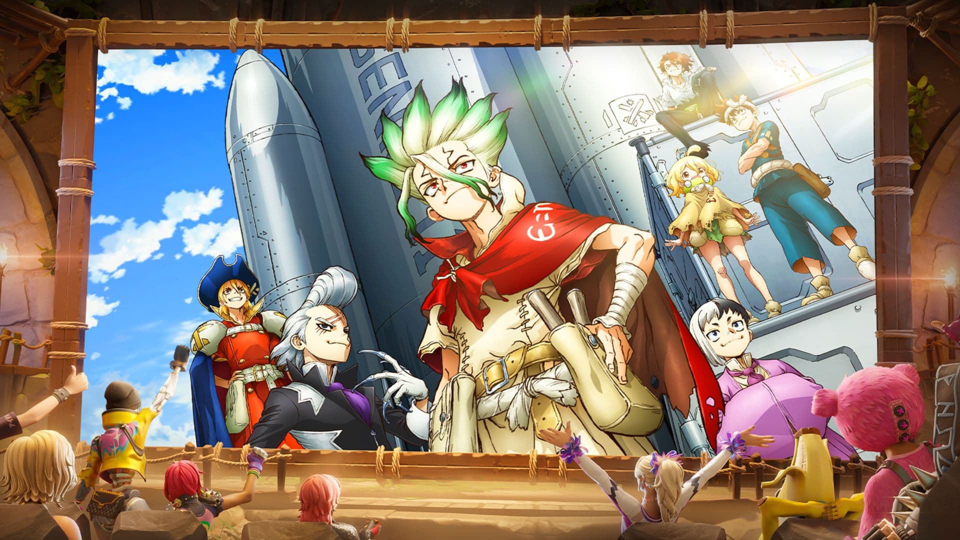 Dr. Stone Joins Fortnite for Final Anime Season This June
