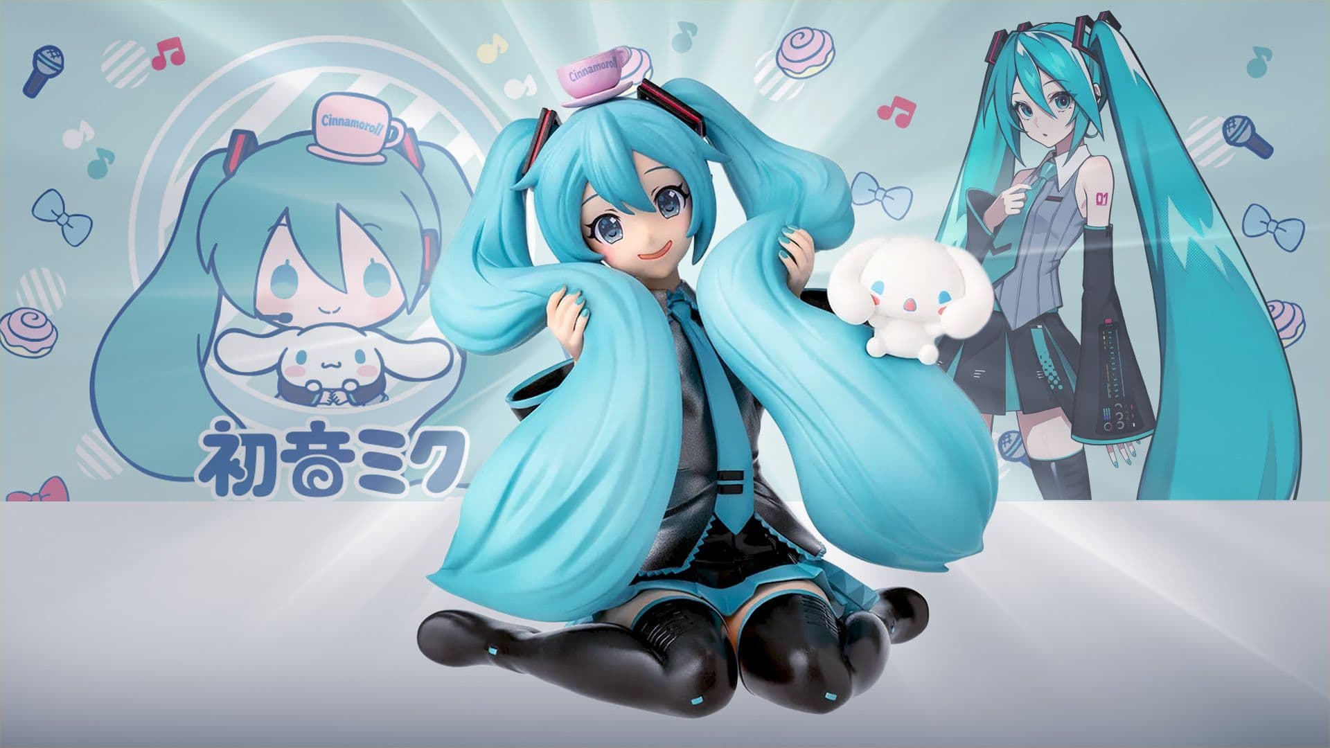 Hatsune Miku and Cinnamoroll Unite for New Collectible Figure