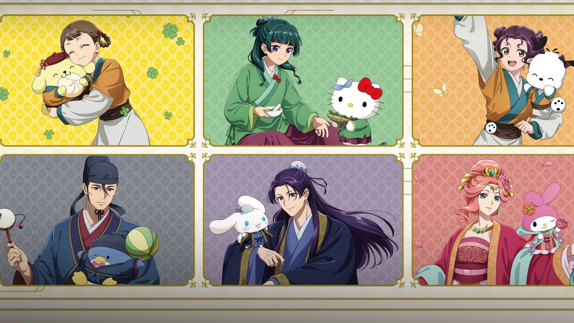 Hello Kitty and Maomao Unite in New Sanrio Designs