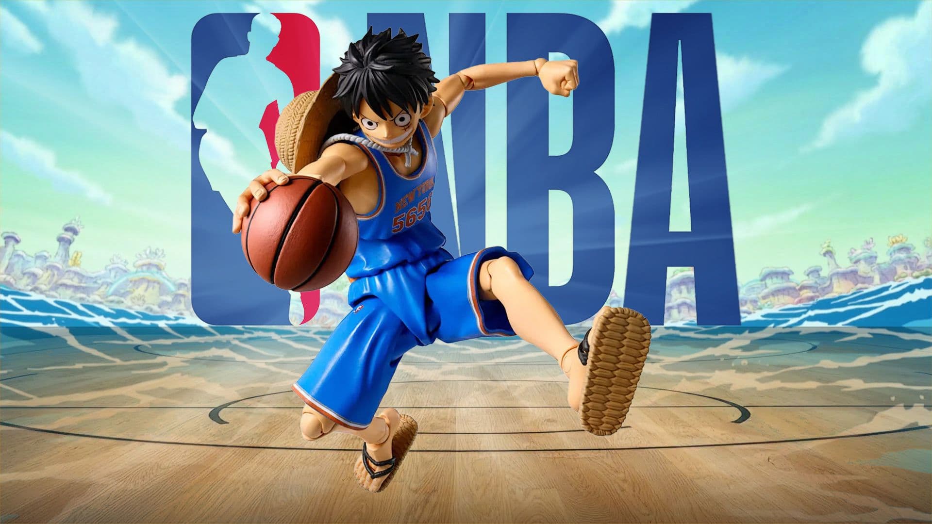 One Piece Collaborates with NBA: Luffy Joins New York Knicks